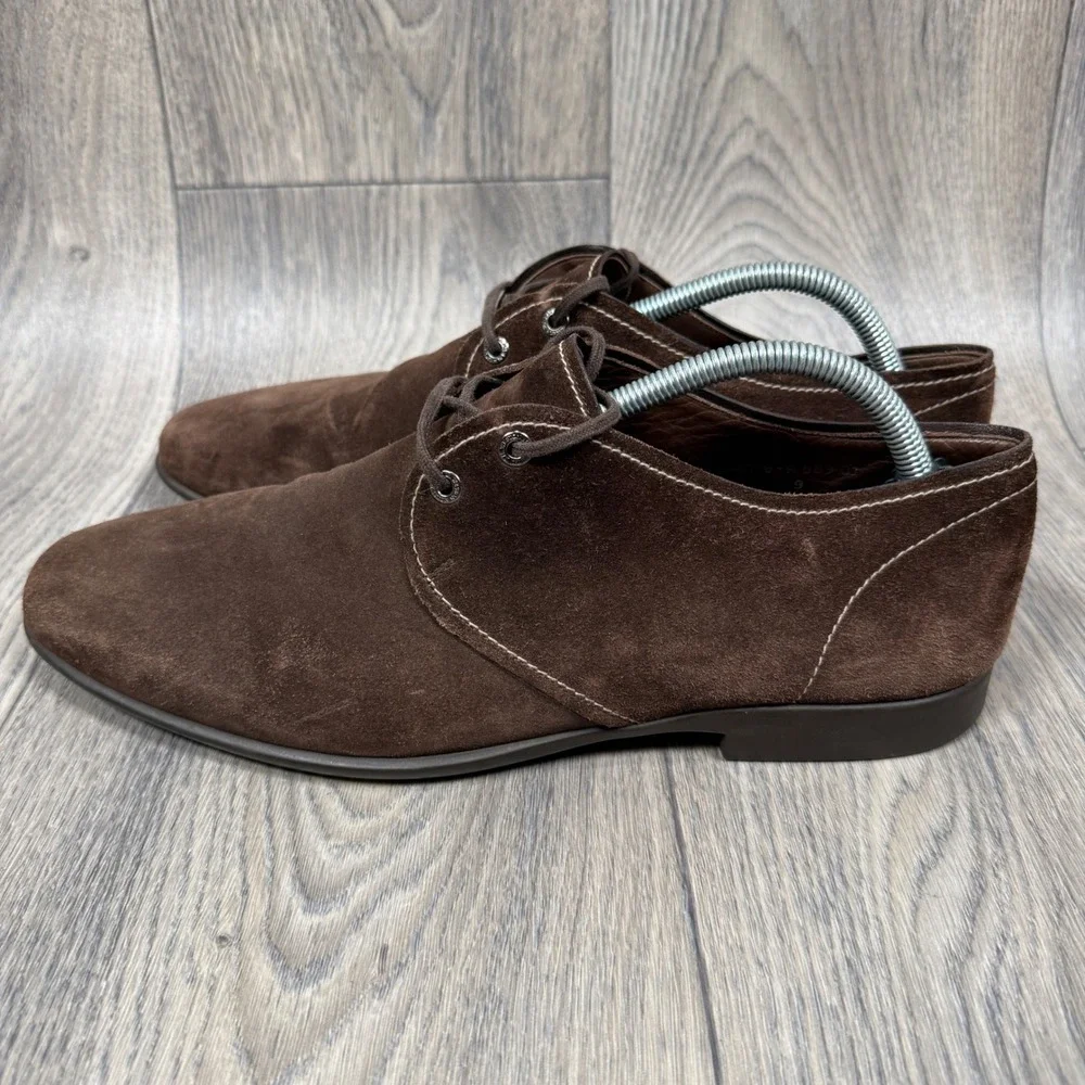JM Weston Men's‎ Suede Leather Oxford Dress Shoes Brown Size 9